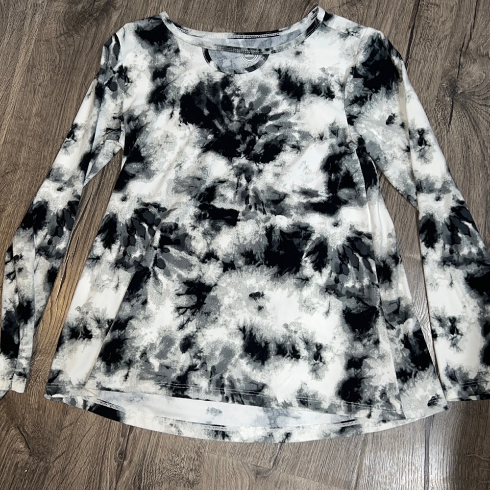 Marble designed long sleeve shirt